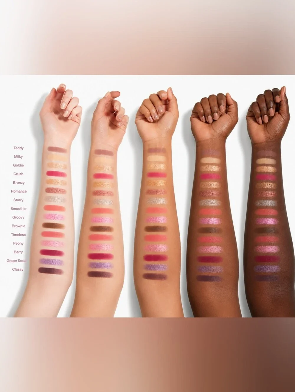 NIB MOONSLICE BEAUTY Celestial Crush Eyeshadow Palette 15 Colors Limited Ed